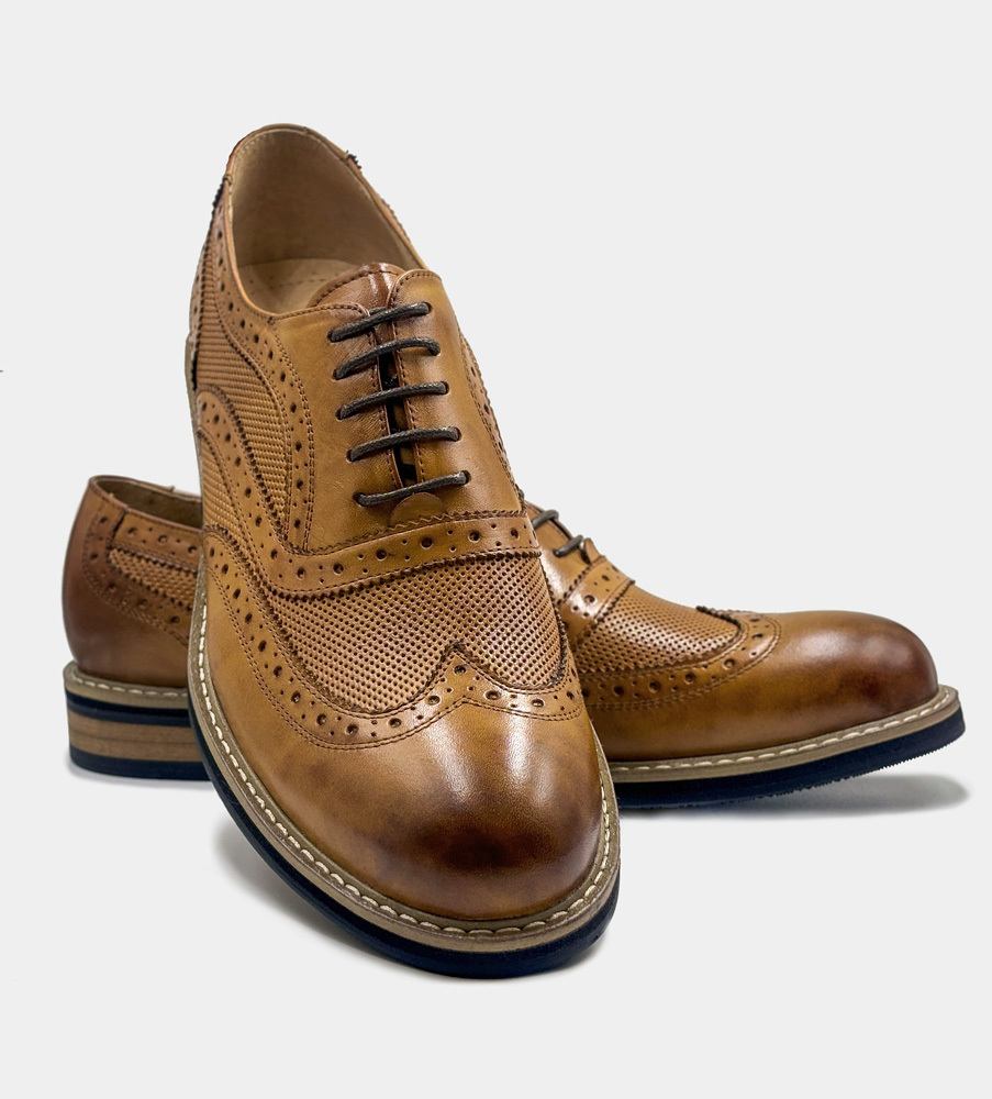 Modica - Brun oxford med brogue Modica - Brun oxford med brogue