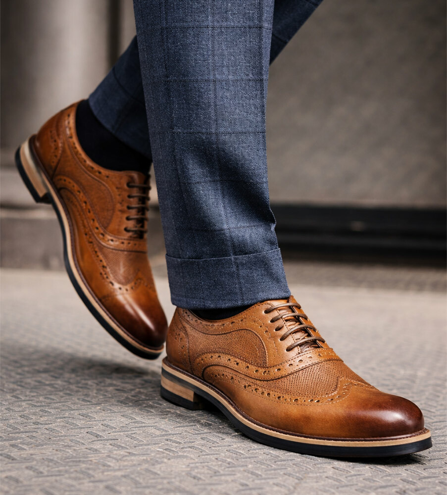 Modica - Brun oxford med brogue