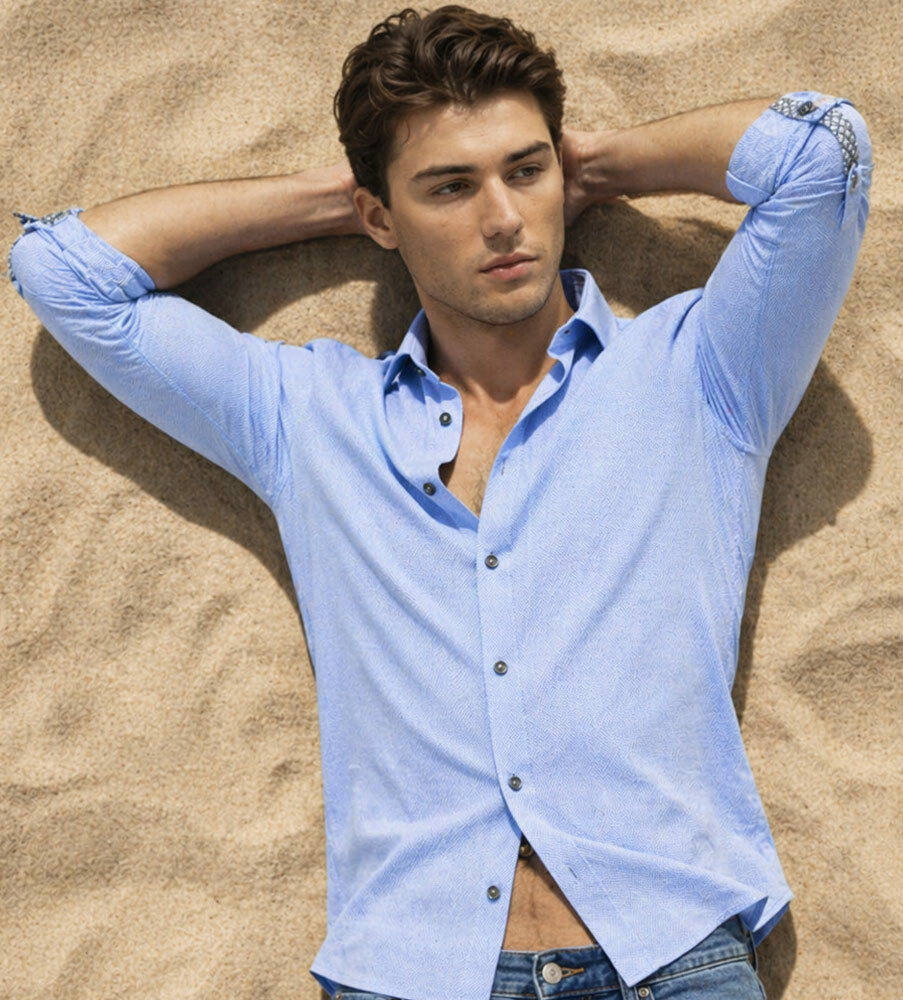 NOCCI SKJORTA LJUSBL�