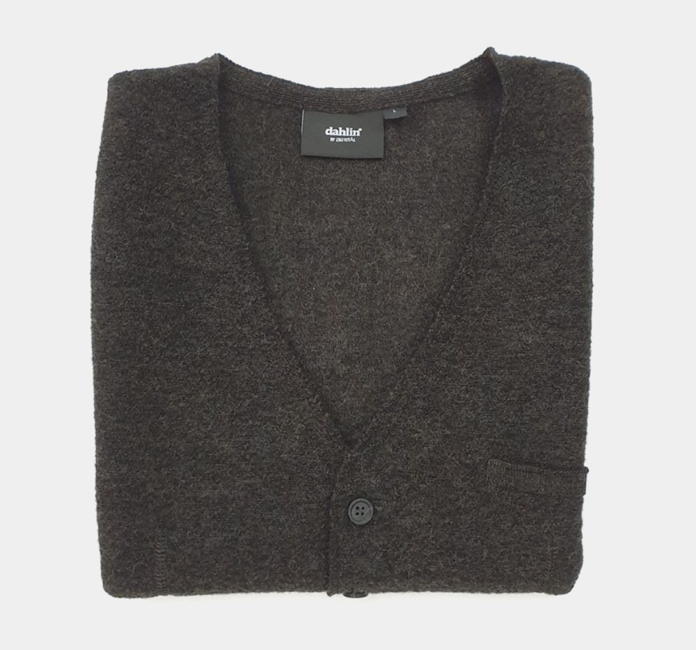 VÄST I ULL - LYXIG - BRUN VÄST I ULL - LYXIG - BRUN