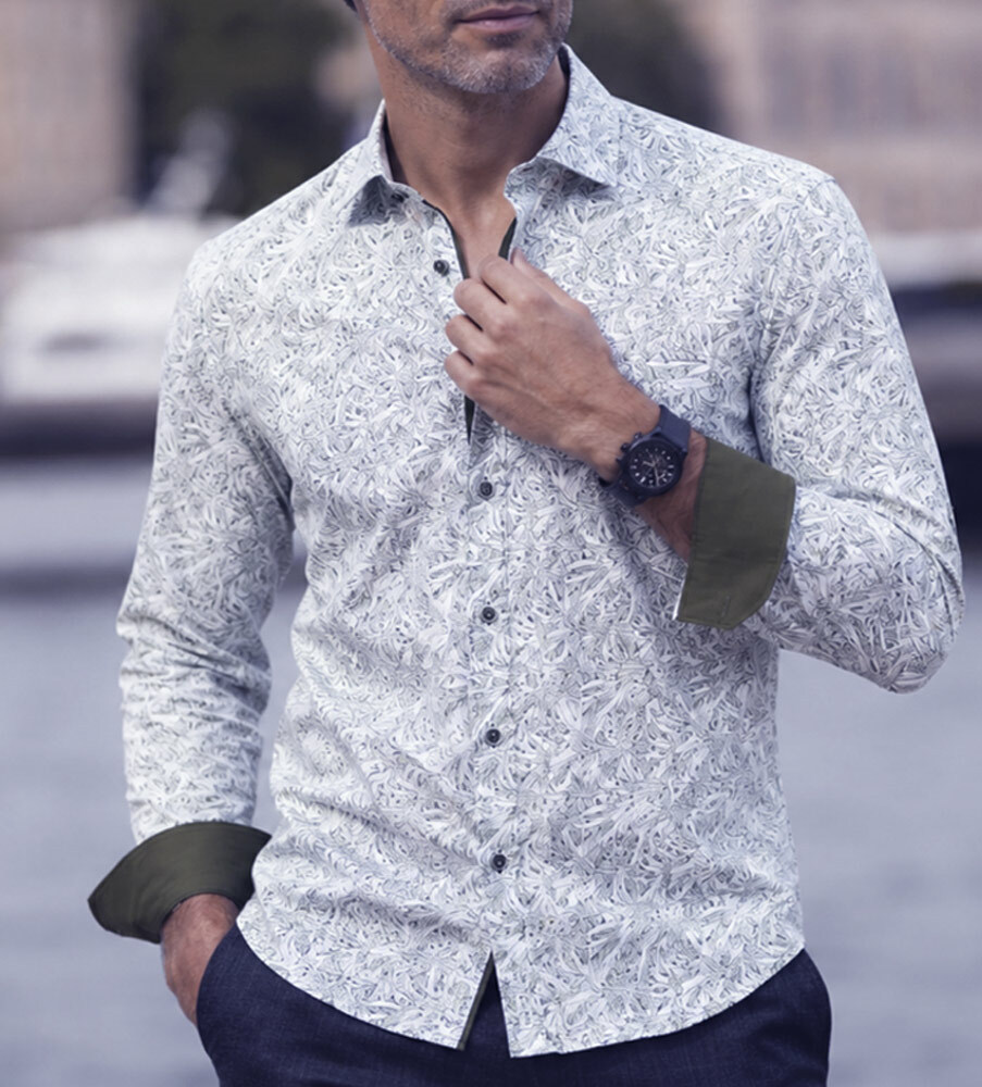 TITUS SKJORTA GR�N