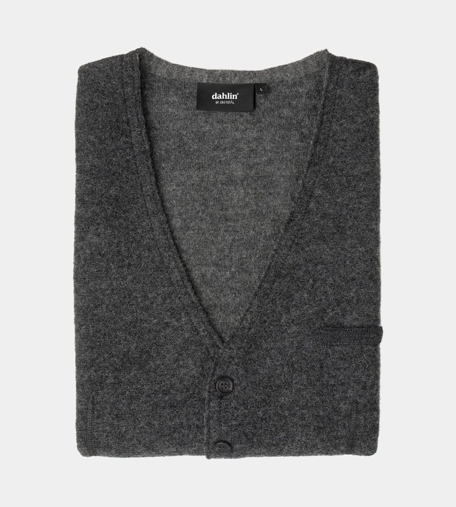 VÄST I ULL - GRÅ  VÄST I ULL - GRÅ