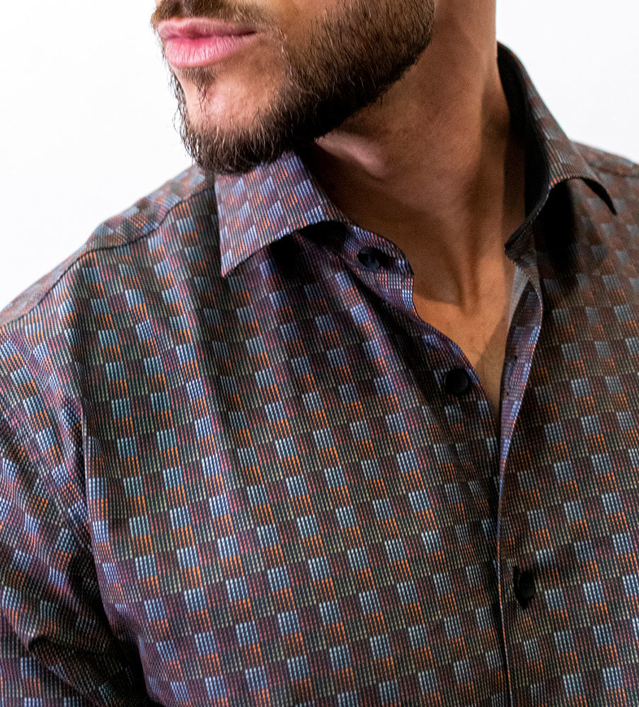 SKJORTA MED MÖNSTER  SKJORTA MED MÖNSTER