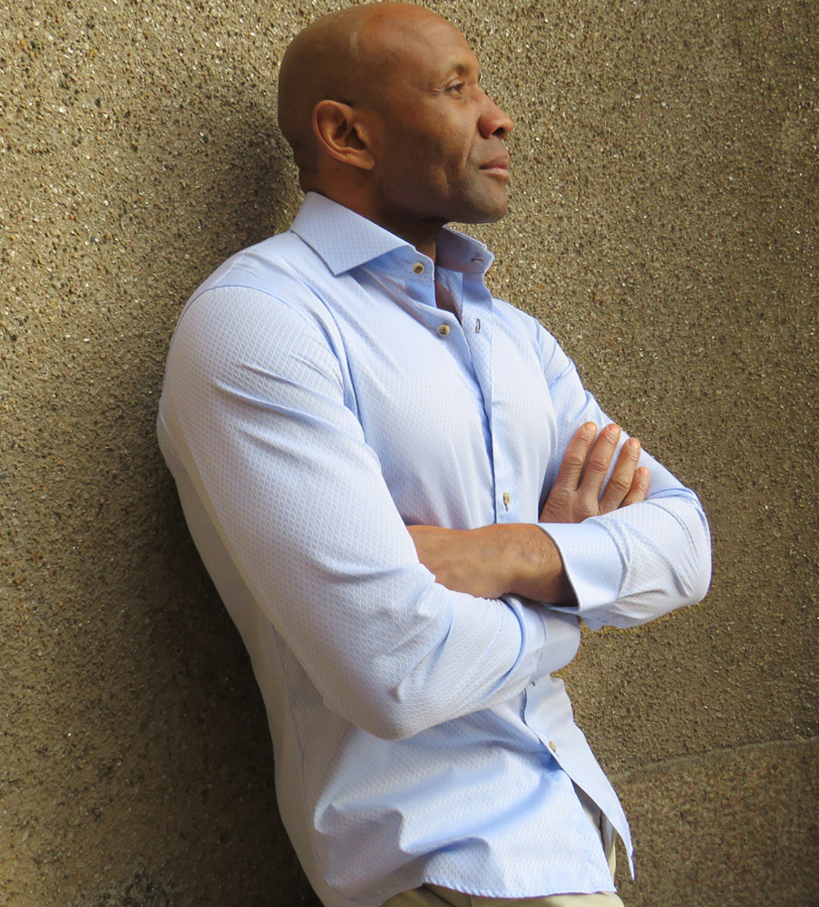 LEGEND JAQUARD - SKJORTA BLÅ LEGEND JAQUARD - SKJORTA BLÅ