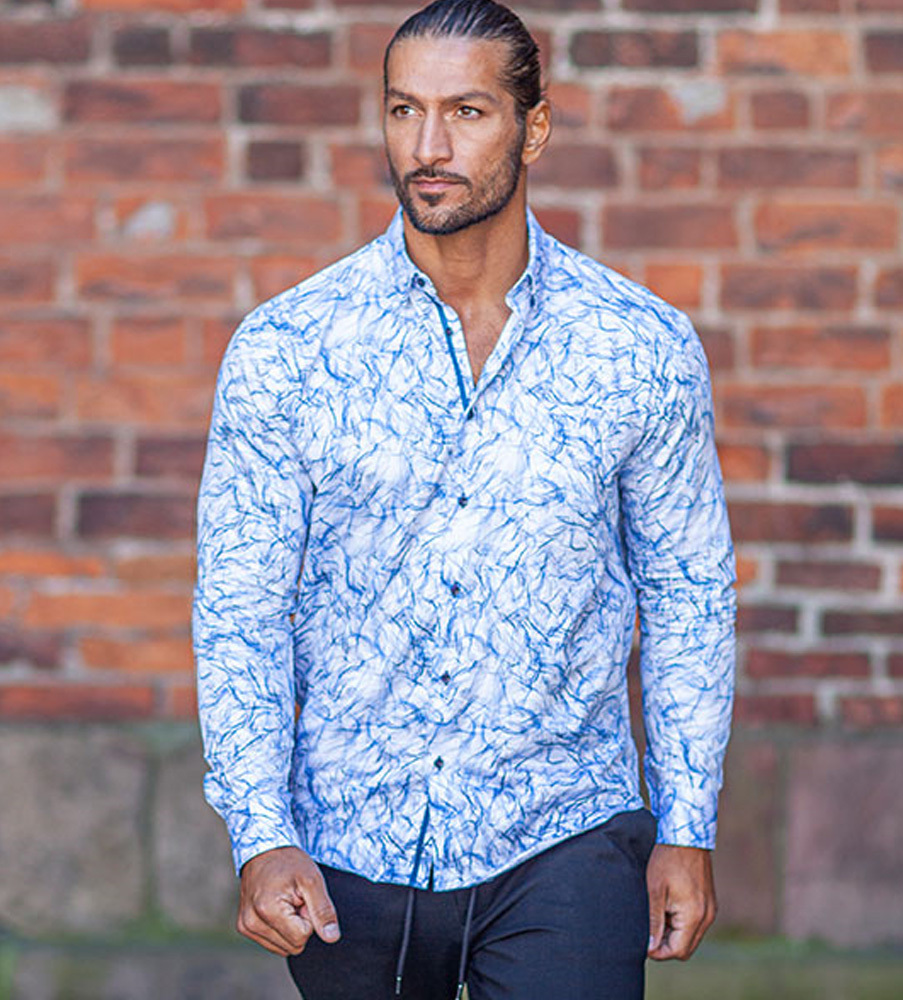 SKY DIVE - SKJORTA BLÅ SKY DIVE - SKJORTA BLÅ