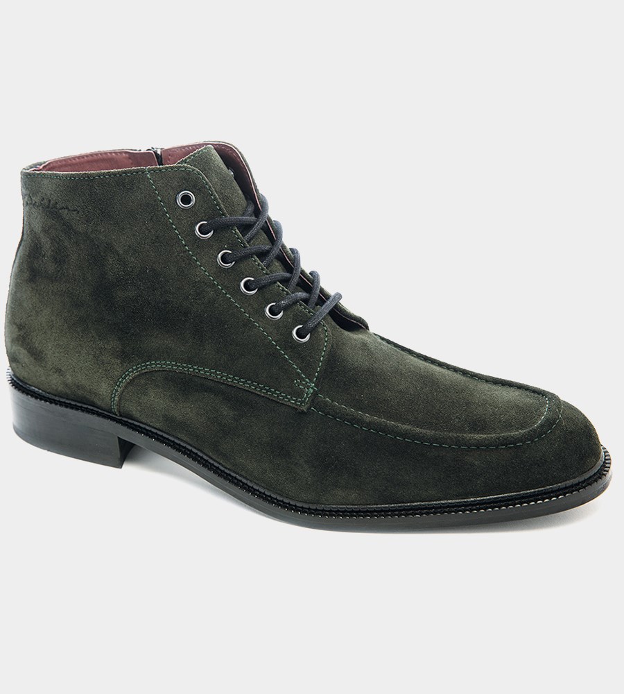 MOCKA BOOTS MESSINA FODER I SKINN DRAGKEDJA GRÖN MOCKA BOOTS MESSINA FODER I SKINN DRAGKEDJA GRÖN