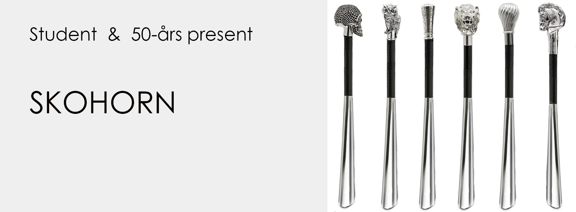 Promenadk�pp Silver exklusiv 99cm Handgjord Italien