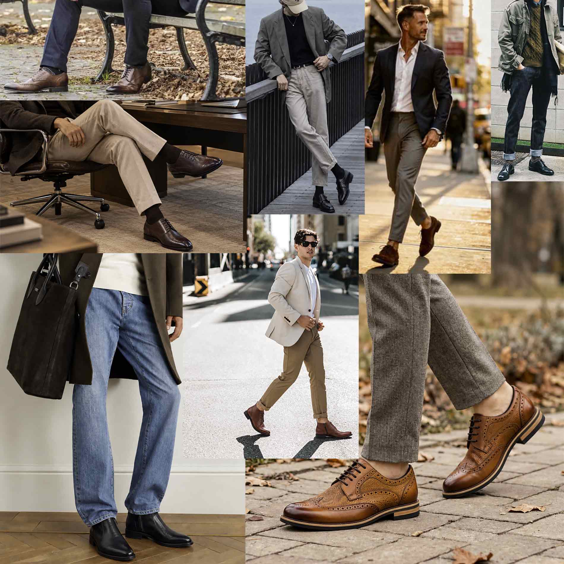 BOOTS ARMAGH i SVART M�NSTRAD MOCKA