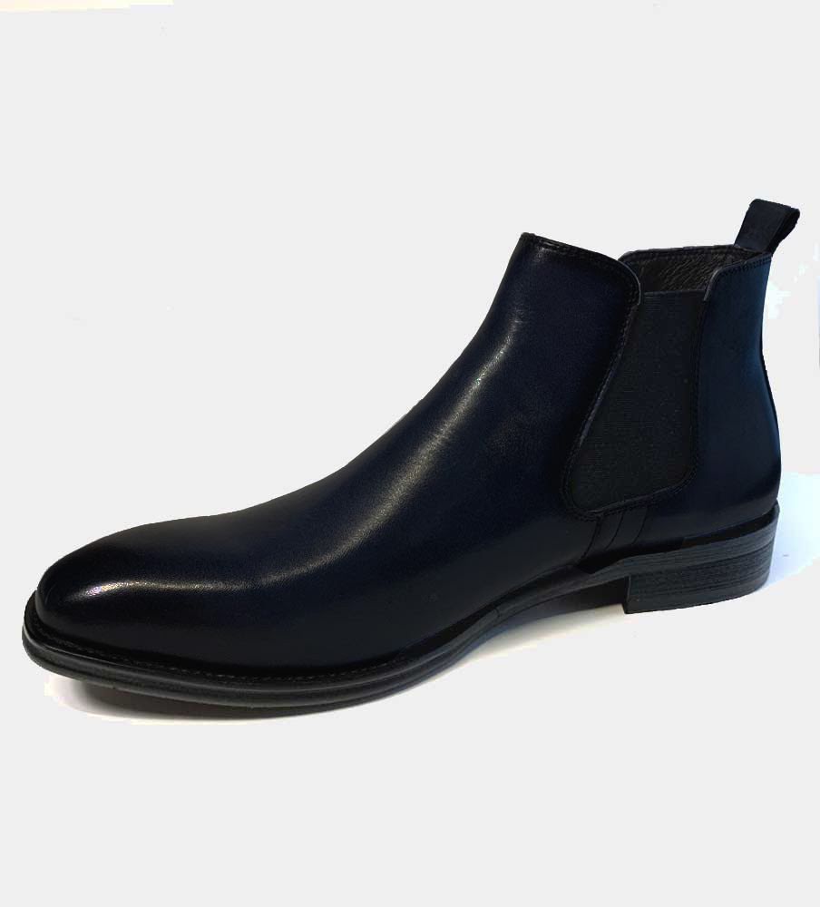 Chelsea läderboots blå