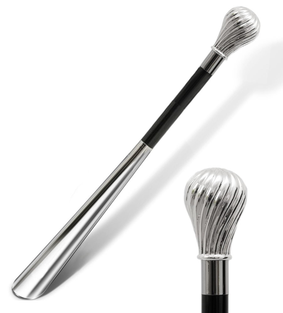 l&aring;ngt skohorn klassiskt silver