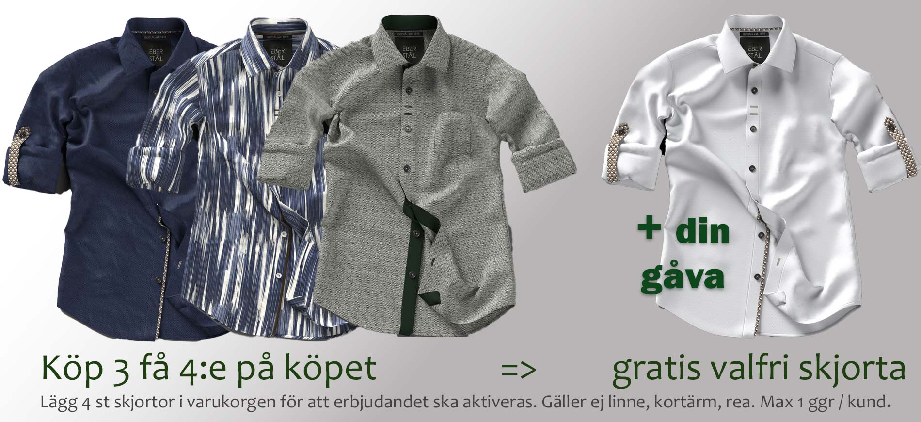 köp 3 skjortor få 4 köp 3 skjortor få 4