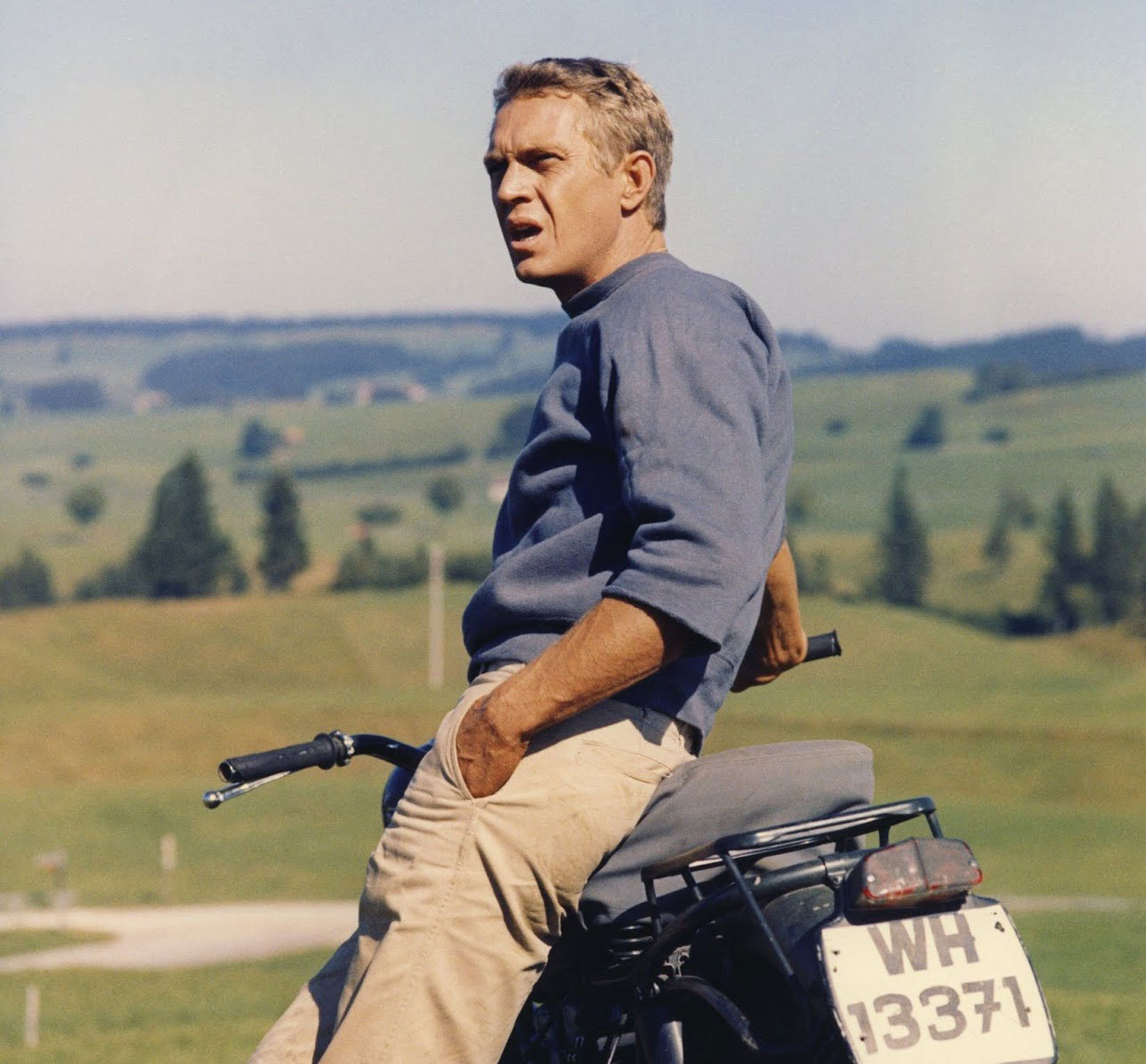 Steve McQueen stilikon i tröja